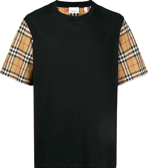 burberry serra t shirt|Buy Burberry Serra Check Sleeve T.